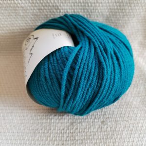 Pelote Bleu paon  6*2/28, la gamme "Bannette"