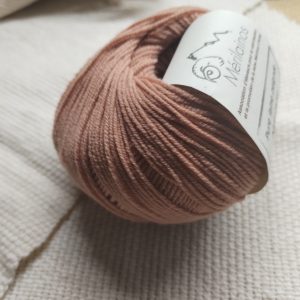 Pelote Grès rose 3*2/28, la gamme "Titou"